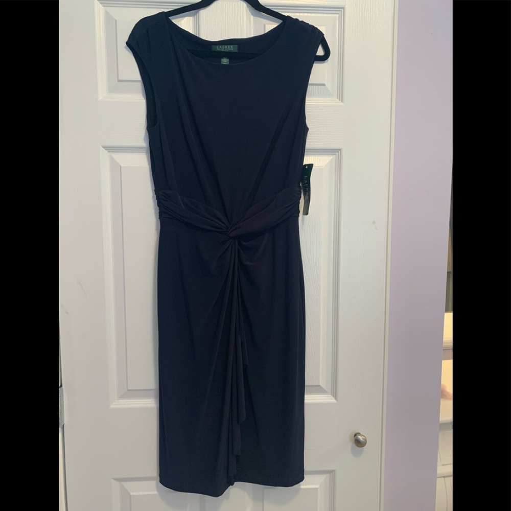 NWT navy Lauren dress size 8